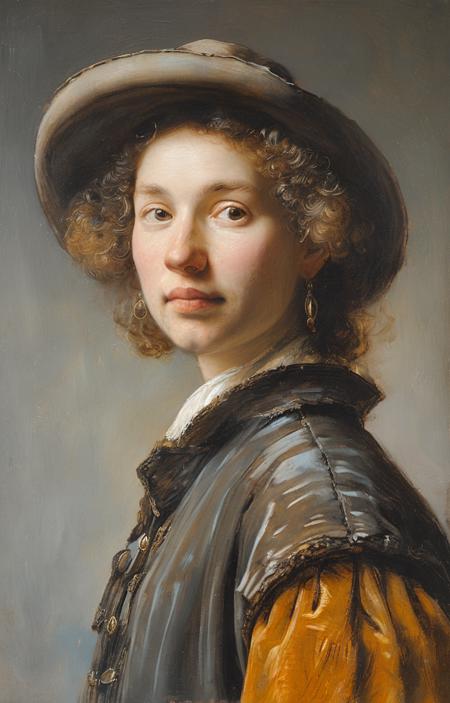 07977-3121464783-masterpiece,best quality,_lora_tbh135-sdxl_0.85_,portrait of  woman,illustration,style of Rembrandt,oil painting,.png